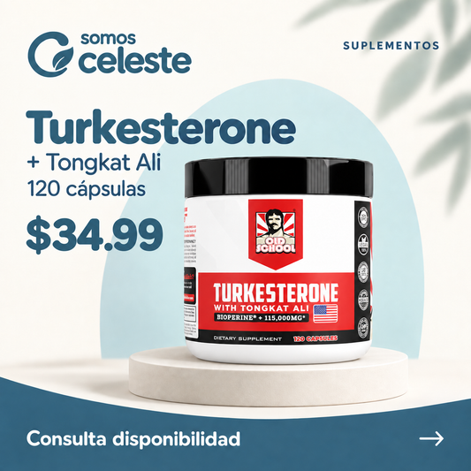 Turkesterone + Tongkat Ali — 120 cápsulas